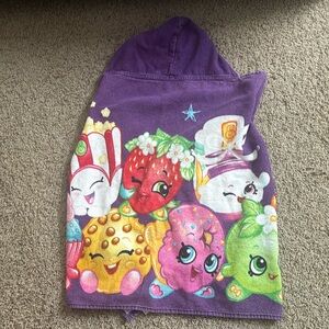 Shopkins Hooded Bath Towel